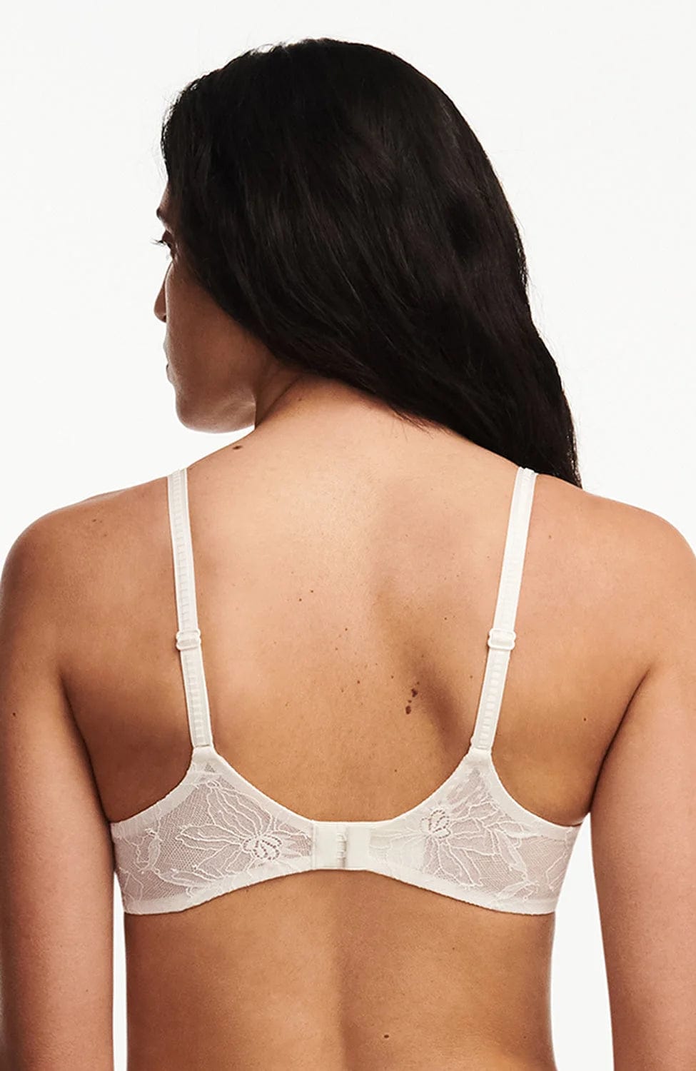 Sheer Lingerie Chantelle Bras Milk / 32A Orchids Push-Up Bra