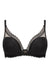 Sheer Lingerie Chantelle Bras Black / 9001 / 36E/DD Parisian Allure Plunge T-Shirt Bra