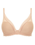 Sheer Lingerie Chantelle Bras Nude / 9001 / 30E/DD Parisian Allure Plunge T-Shirt Bra