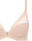 Sheer Lingerie Chantelle Bras Romance Plunge T-Shirt Bra