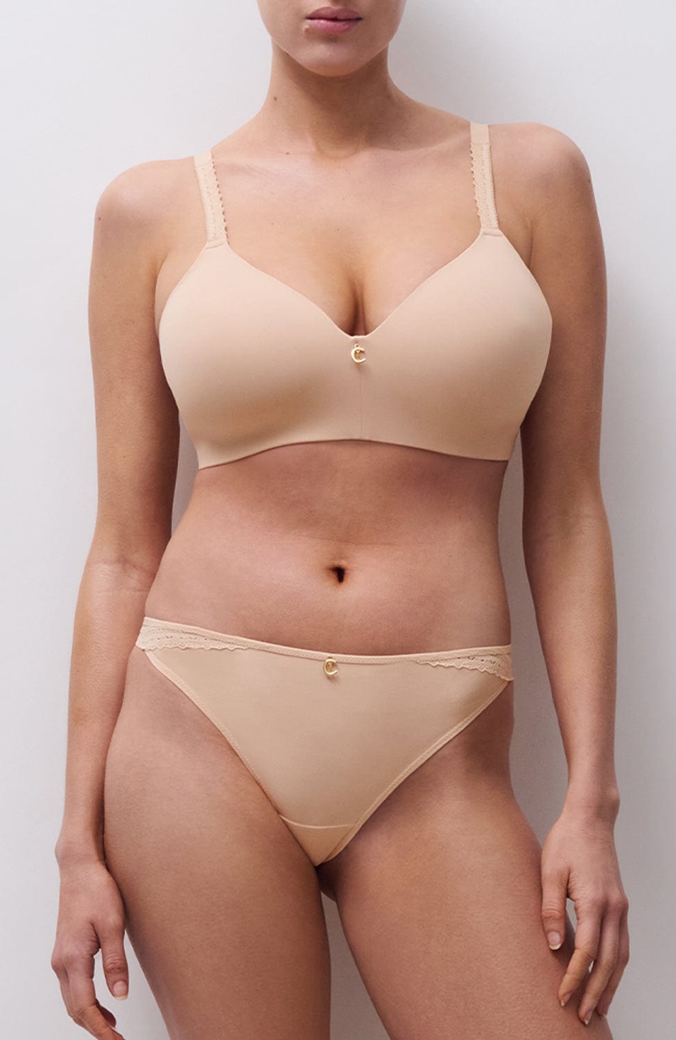 Sheer Lingerie Chantelle Bras Romance Wireless Support T-Shirt Bra