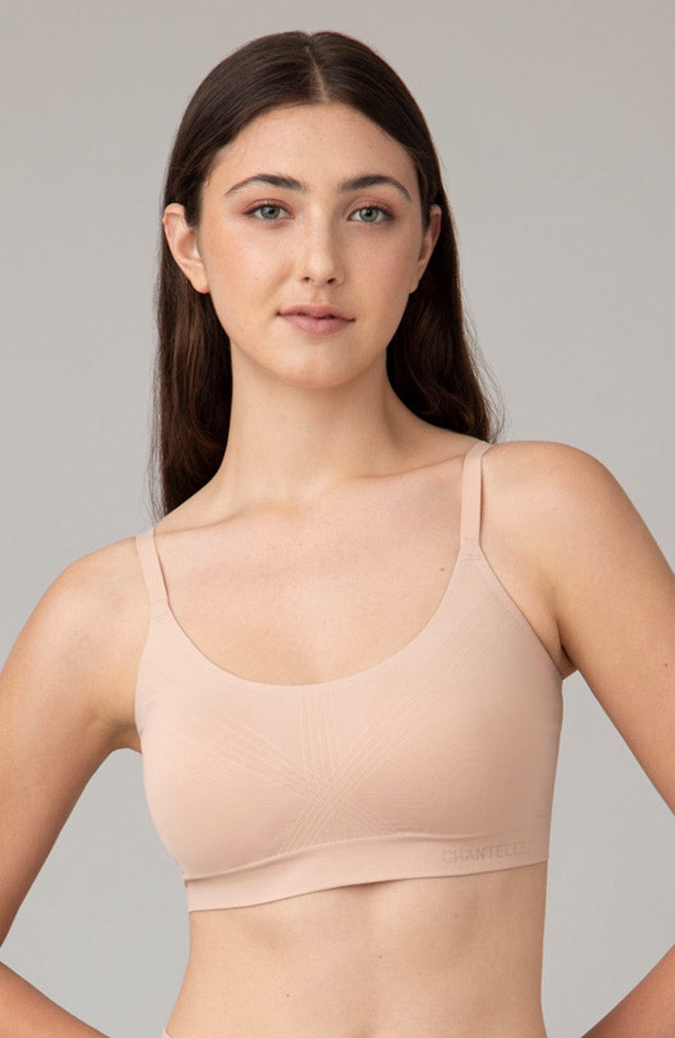 Sheer Lingerie Chantelle Bras Smooth Comfort Padded Wireless Bra