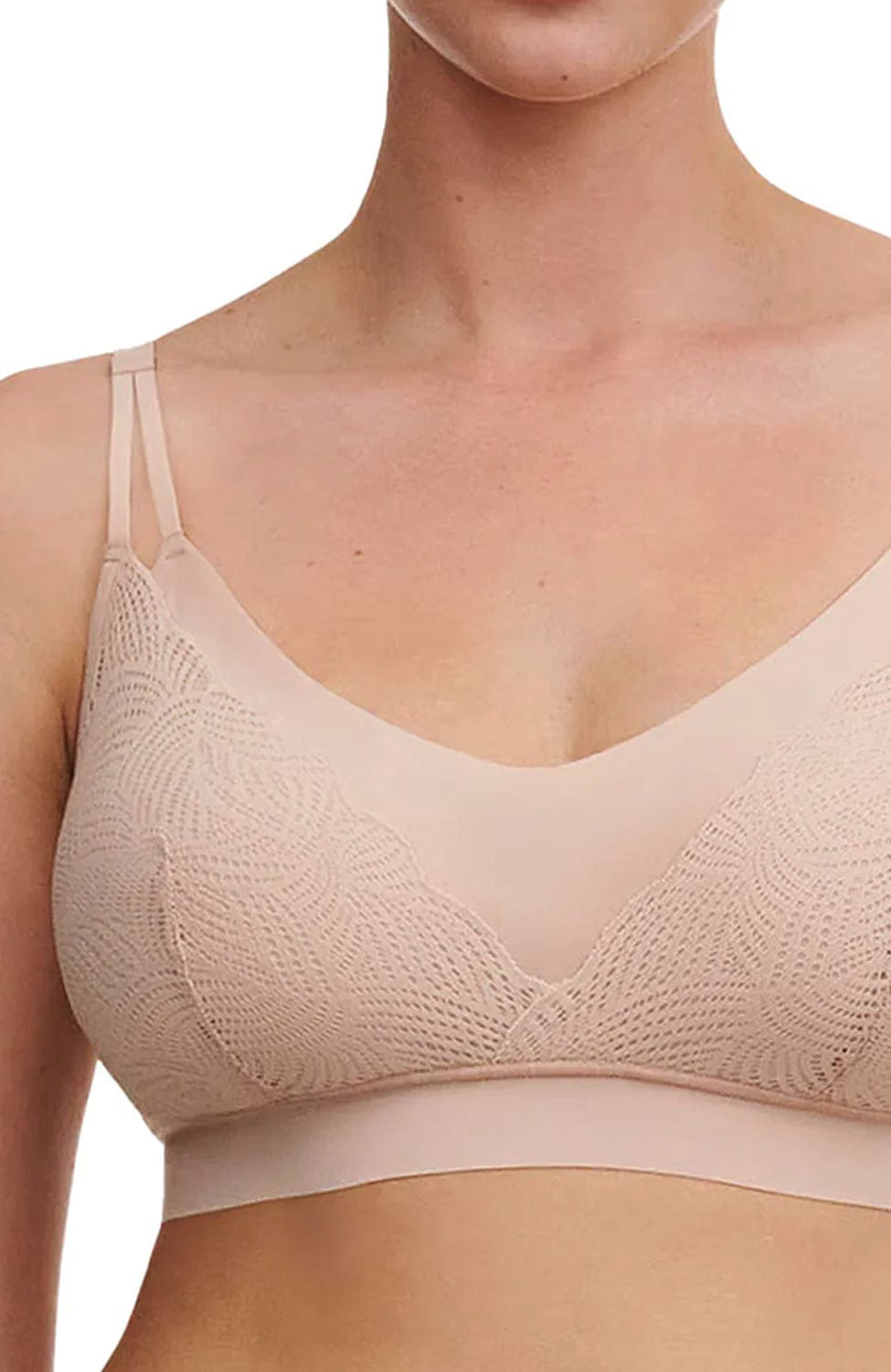 Sheer Lingerie Chantelle Bras SoftStretch Lace Padded Bralette