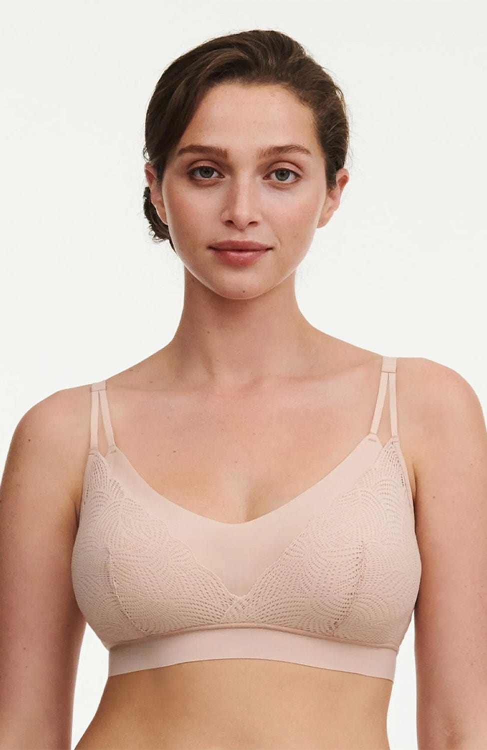 Sheer Lingerie Chantelle Bras SoftStretch Lace Padded Bralette