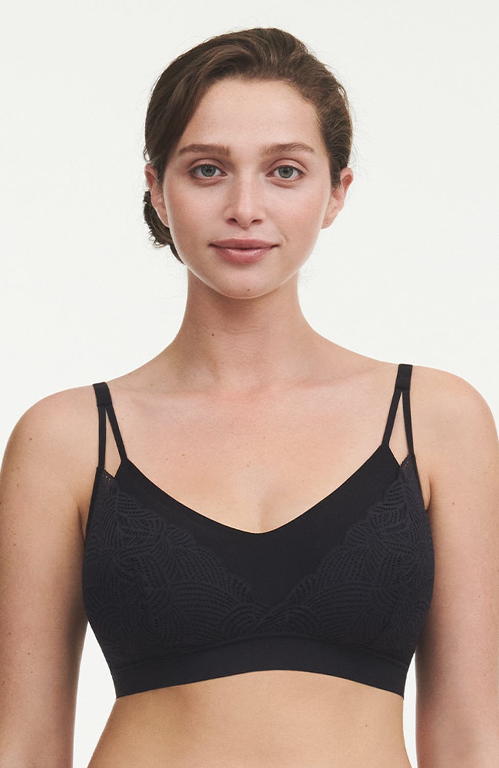 Sheer Lingerie Chantelle Bras SoftStretch Lace Padded Bralette