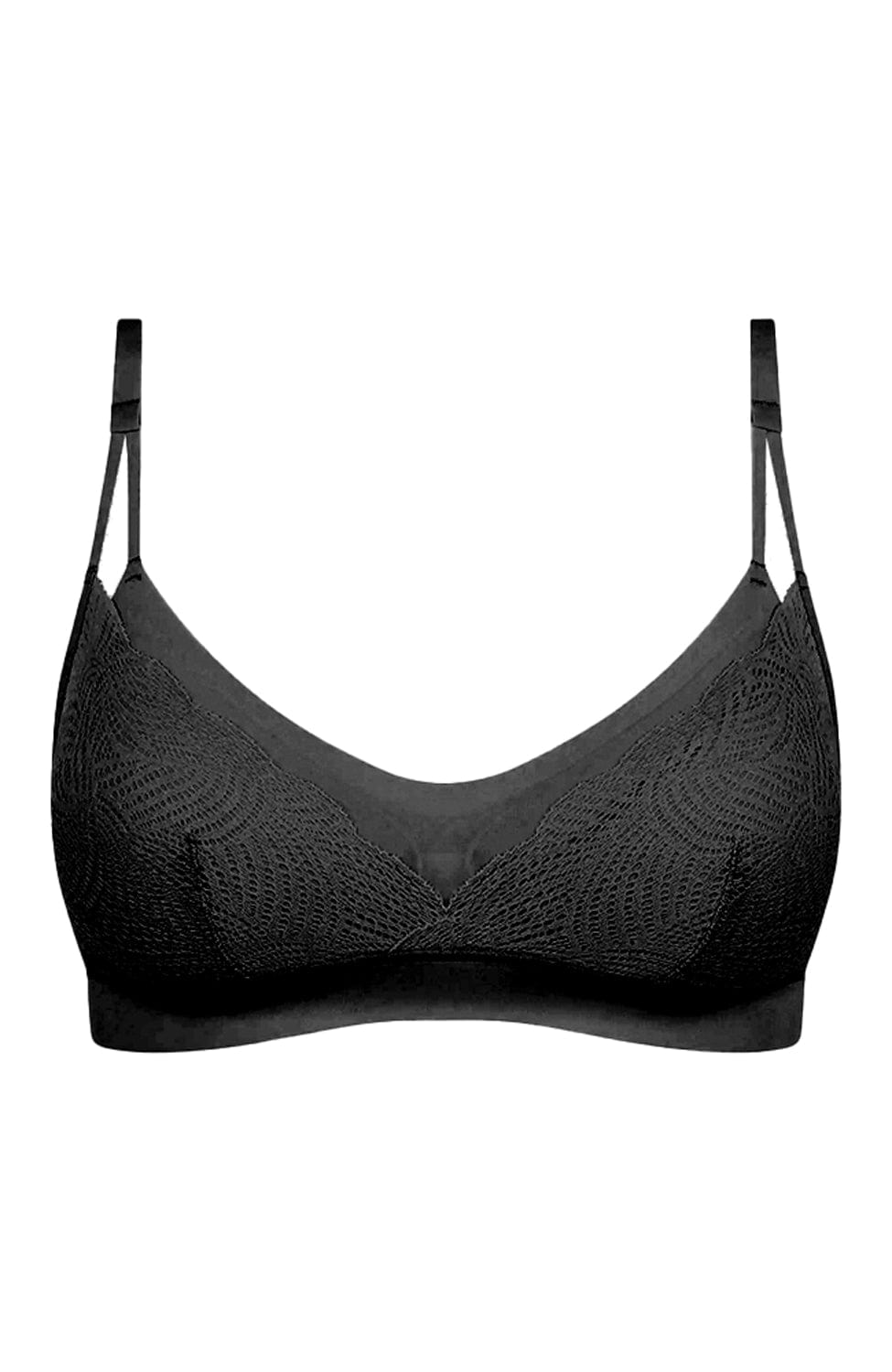 Sheer Lingerie Chantelle Bras Black / XS/S SoftStretch Lace Padded Bralette