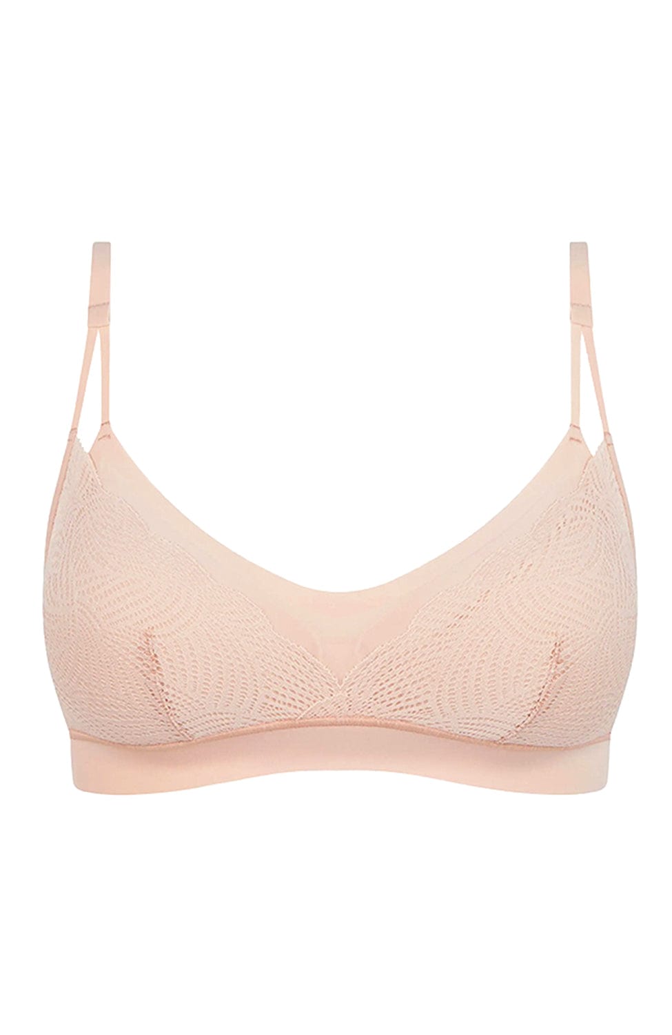 Sheer Lingerie Chantelle Bras Golden Beige / XS/S SoftStretch Lace Padded Bralette