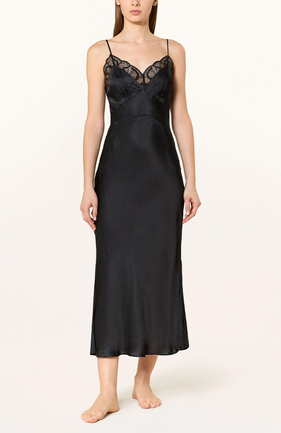 Sheer Lingerie Chantelle Loungewear Muse Long Nightdress