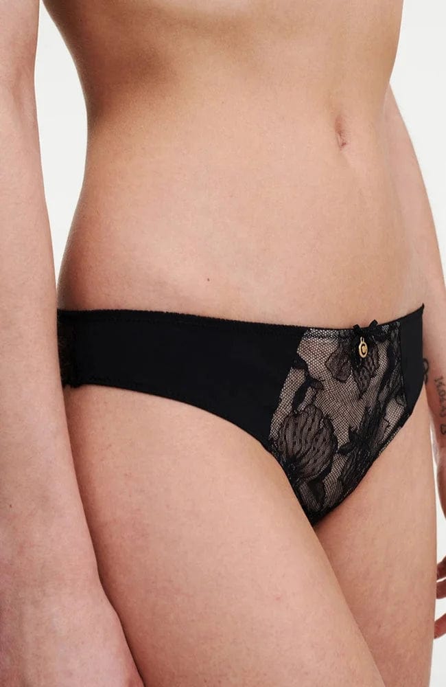 Sheer Lingerie Chantelle Underwear Orchids Tanga