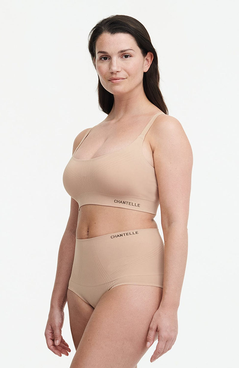Smooth Comfort Shaping High Waist Brief-Underwear-Chantelle-SHEER, SHEER, Luxury lingerie brand, Luxury lingerie Hong Kong, Designer lingerie HK, Designer lingerie online, International luxury lingerie, Luxury lingerie gift ideas, buy lingerie online, Designer lingerie global delivery, Luxury lingerie shipping to Australia, Luxury lingerie shipping to Singapore