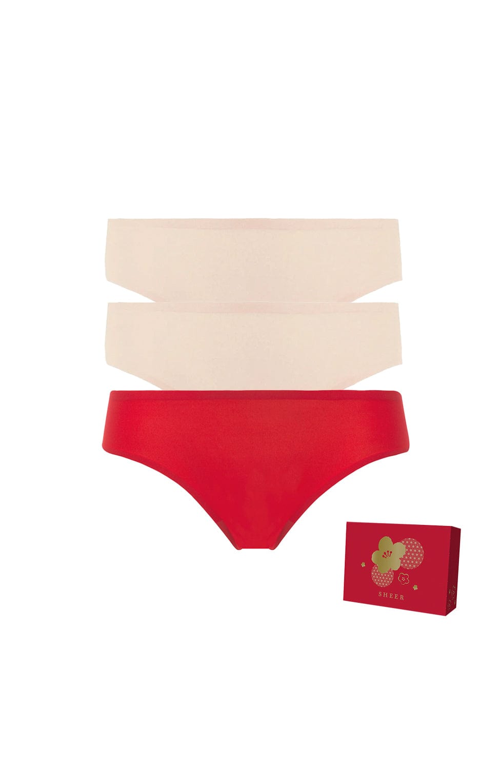 Sheer Lingerie Chantelle Underwear RNN / O/S SoftStretch Seamless Brief 3 Pack