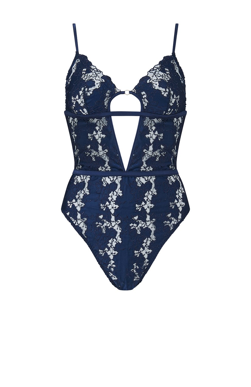Sheer Lingerie Coco De Mer Bodywear Indigo / 2502 / S Arella Bodysuit