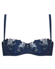 Sheer Lingerie Coco de Mer Bras Indigo / 32A Arella Half Cup Bra