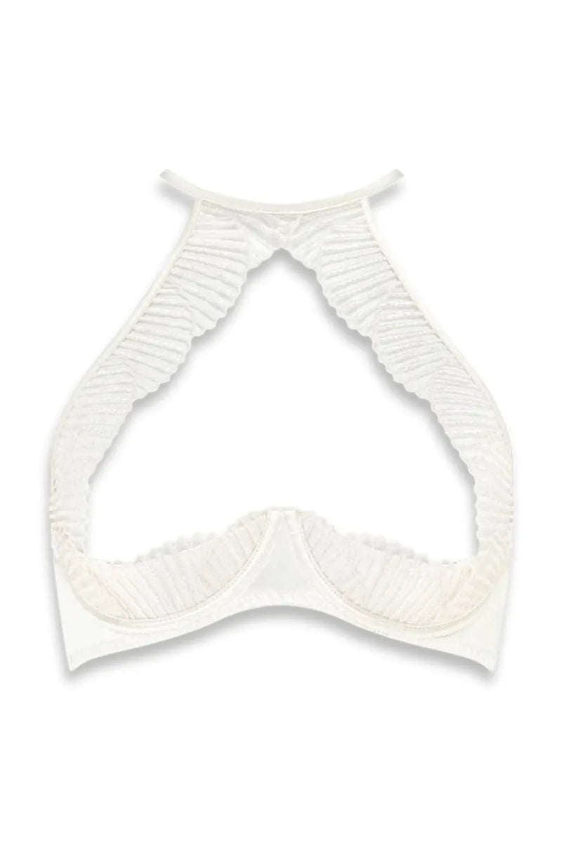 Sheer Lingerie Coco De Mer Bras Athena Quarter Cup Bra