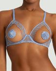 Sheer Lingerie Coco de Mer Bras Elandra Wired Open Bra