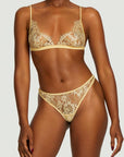 Sheer Lingerie Coco de Mer Bras Fiorella Triangle Bra