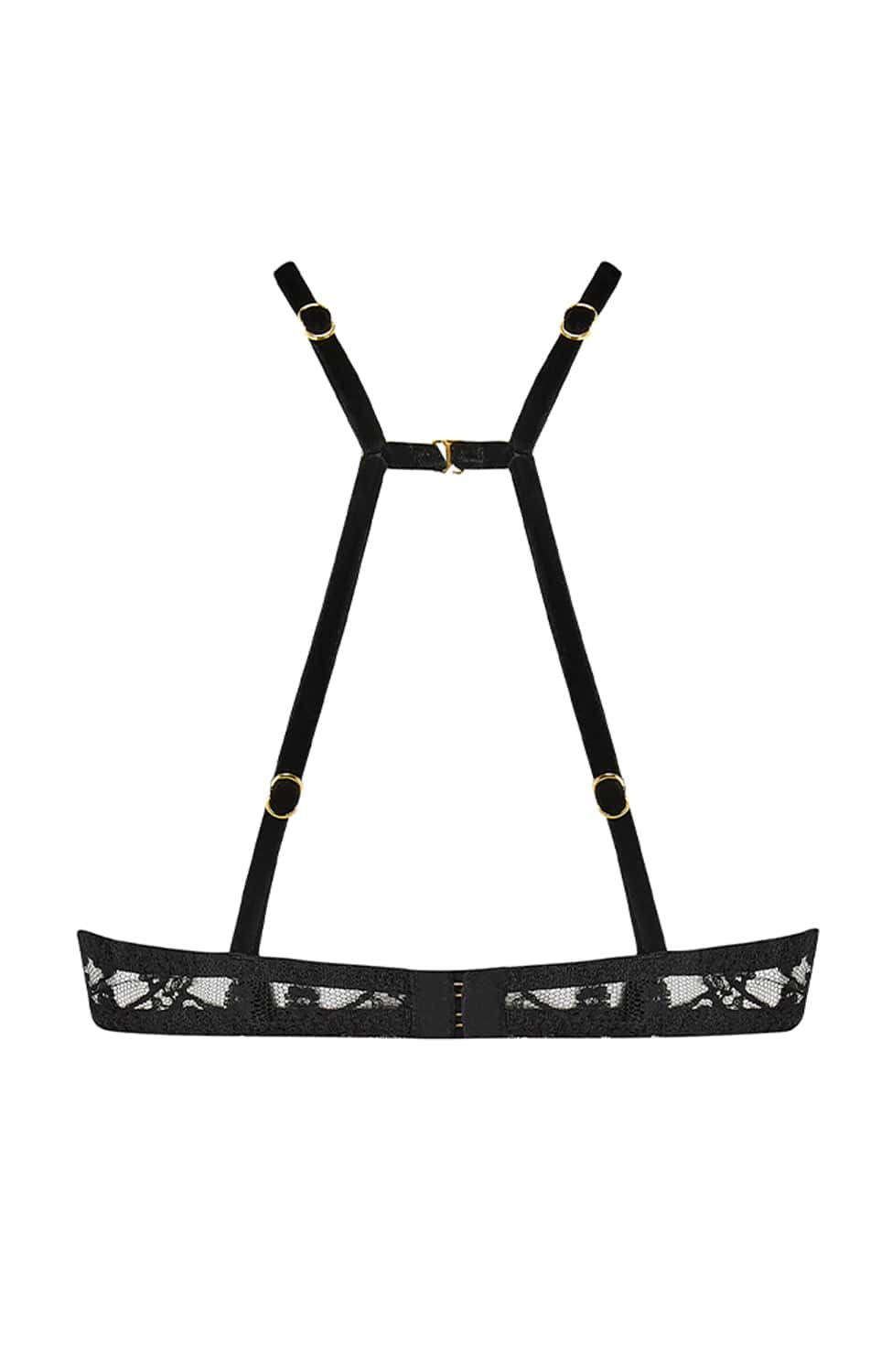 Sheer Lingerie Coco de Mer Bras Kiana High Neck Plunge Bra