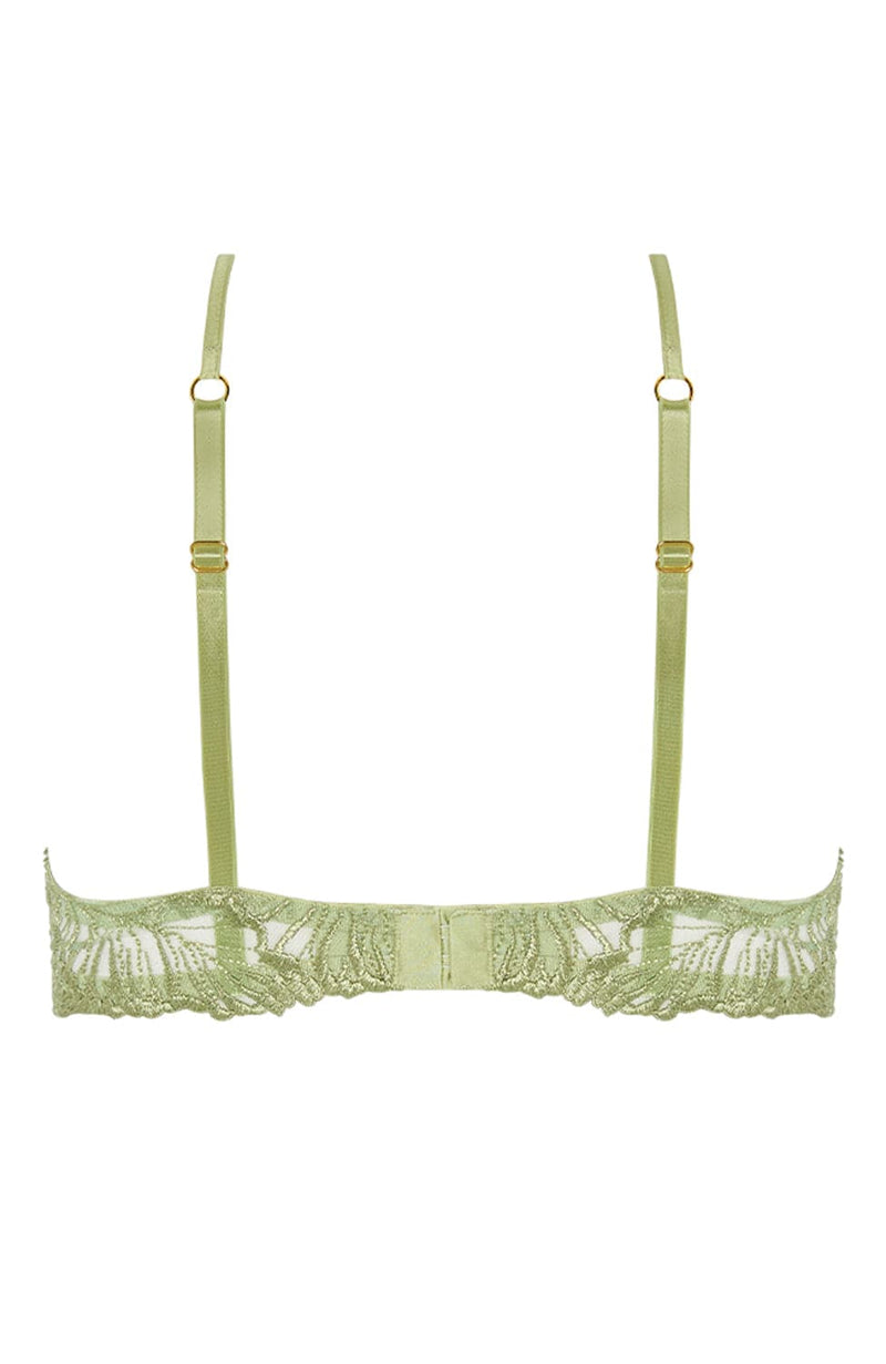Laurel Open Bra-Bras-Coco de Mer-SHEER, SHEER, Luxury lingerie brand, Luxury lingerie Hong Kong, Designer lingerie HK, Designer lingerie online, International luxury lingerie, Luxury lingerie gift ideas, buy lingerie online, Designer lingerie global delivery, Luxury lingerie shipping to Australia, Luxury lingerie shipping to Singapore