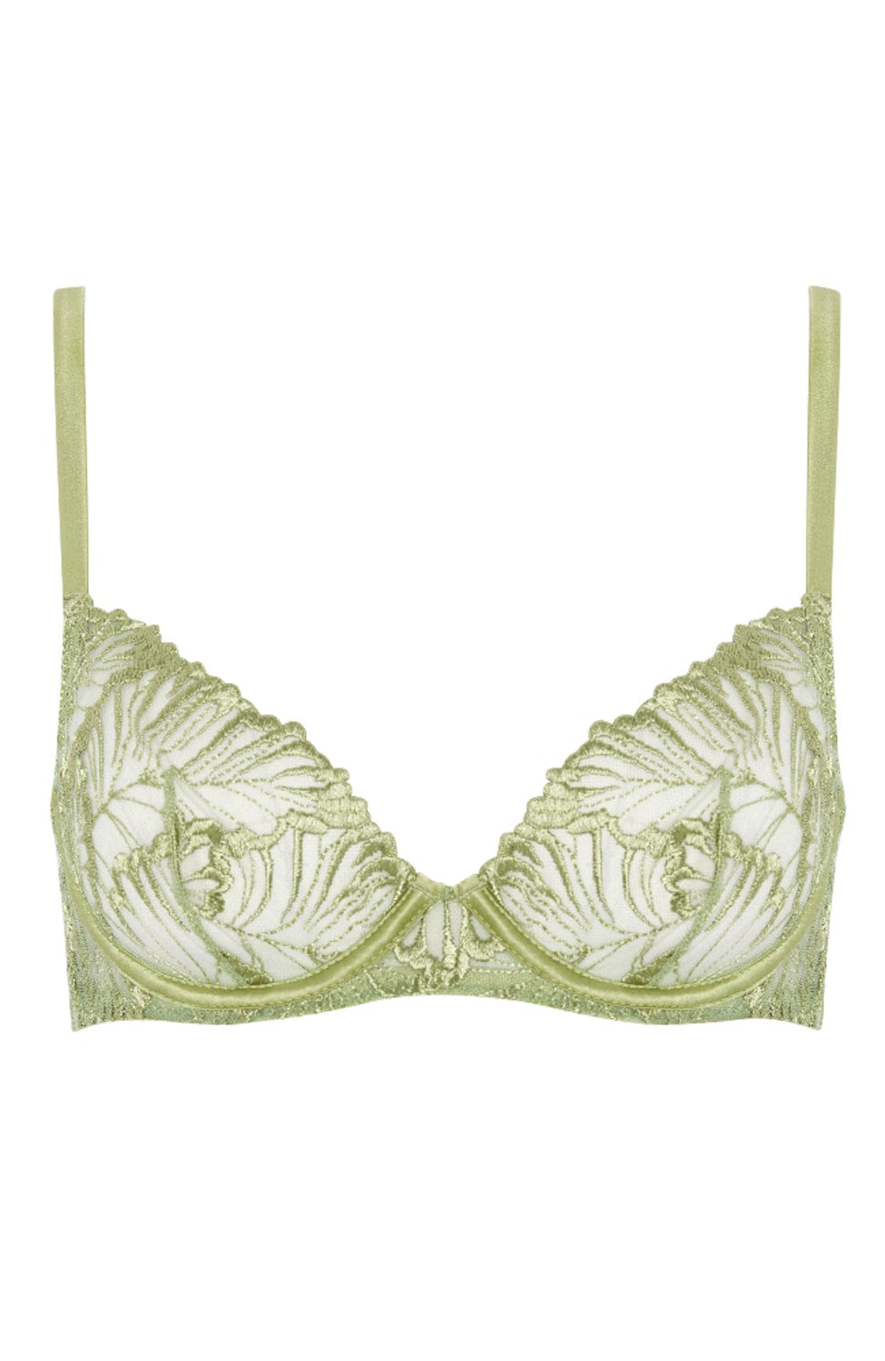 Sheer Lingerie Coco de Mer Bras Laurel Plunge Bra