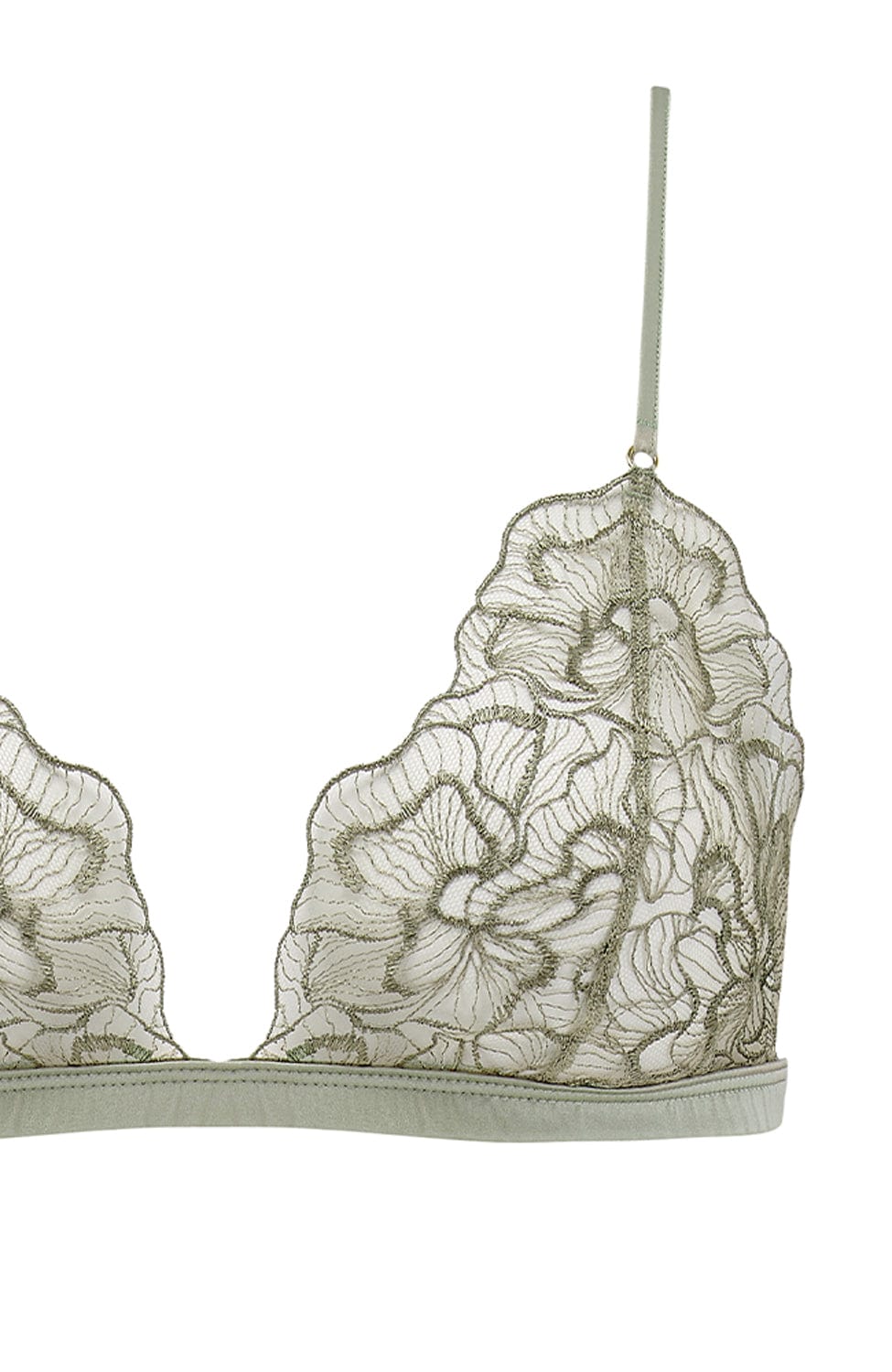 Sheer Lingerie Coco de Mer Bras Lila Triangle Bra