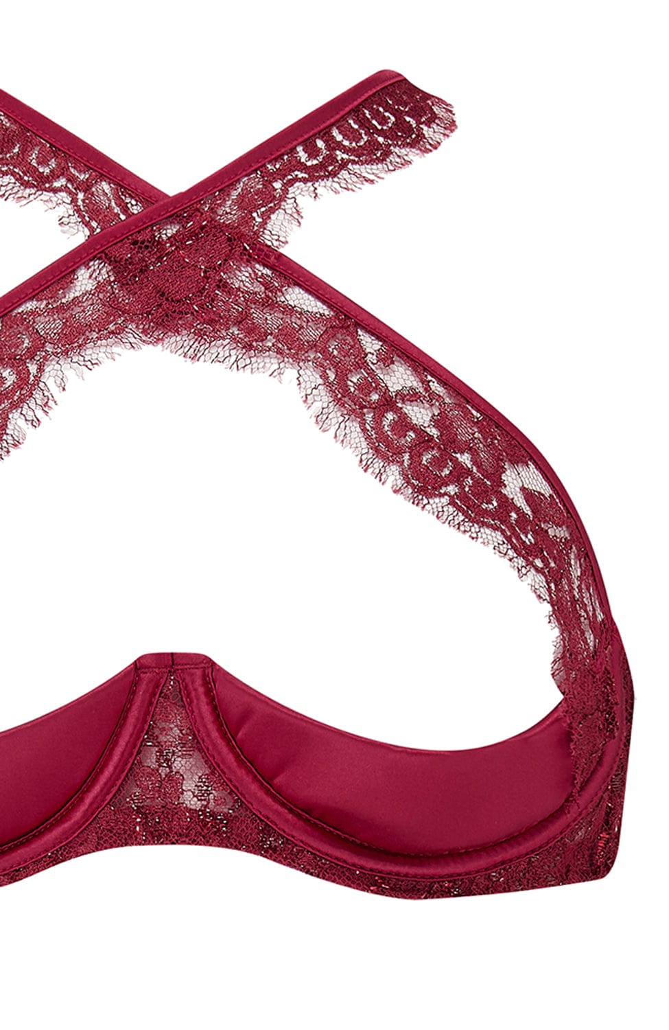 Sheer Lingerie Coco de Mer Bras Naraya Quarter Cup Bra