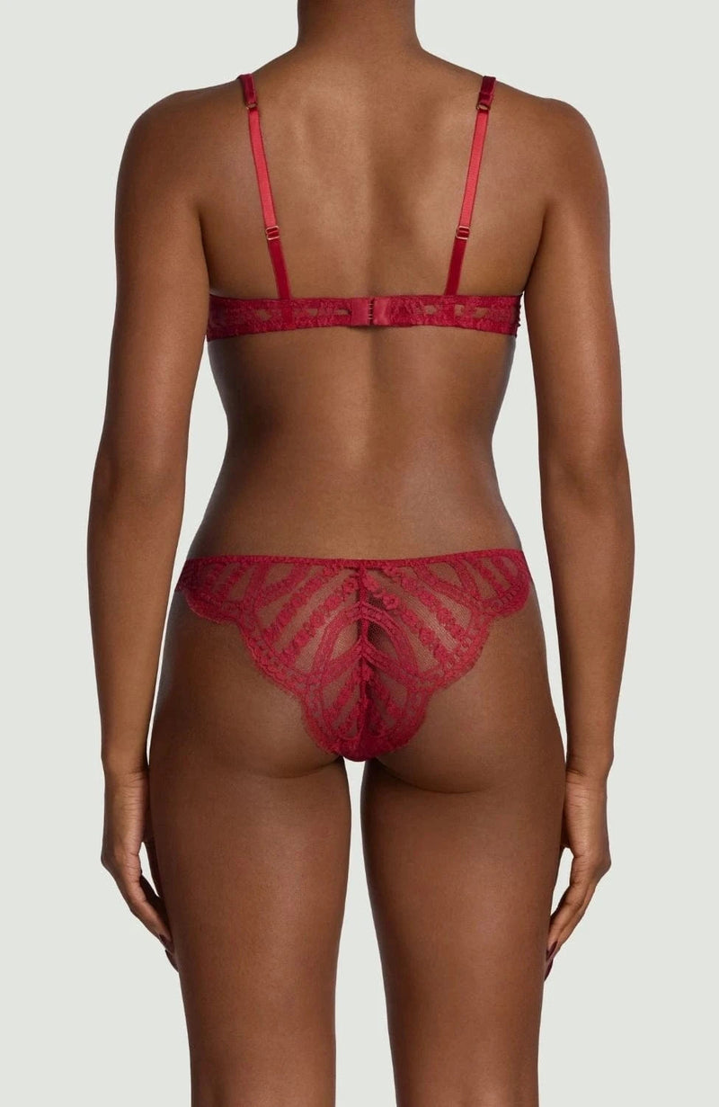 Sheer Lingerie Coco De Mer Bras Renata Plunge Bra