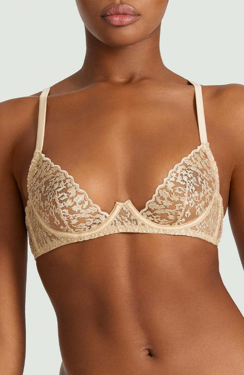 Sheer Lingerie Coco de Mer Bras Selena Plunge Bra