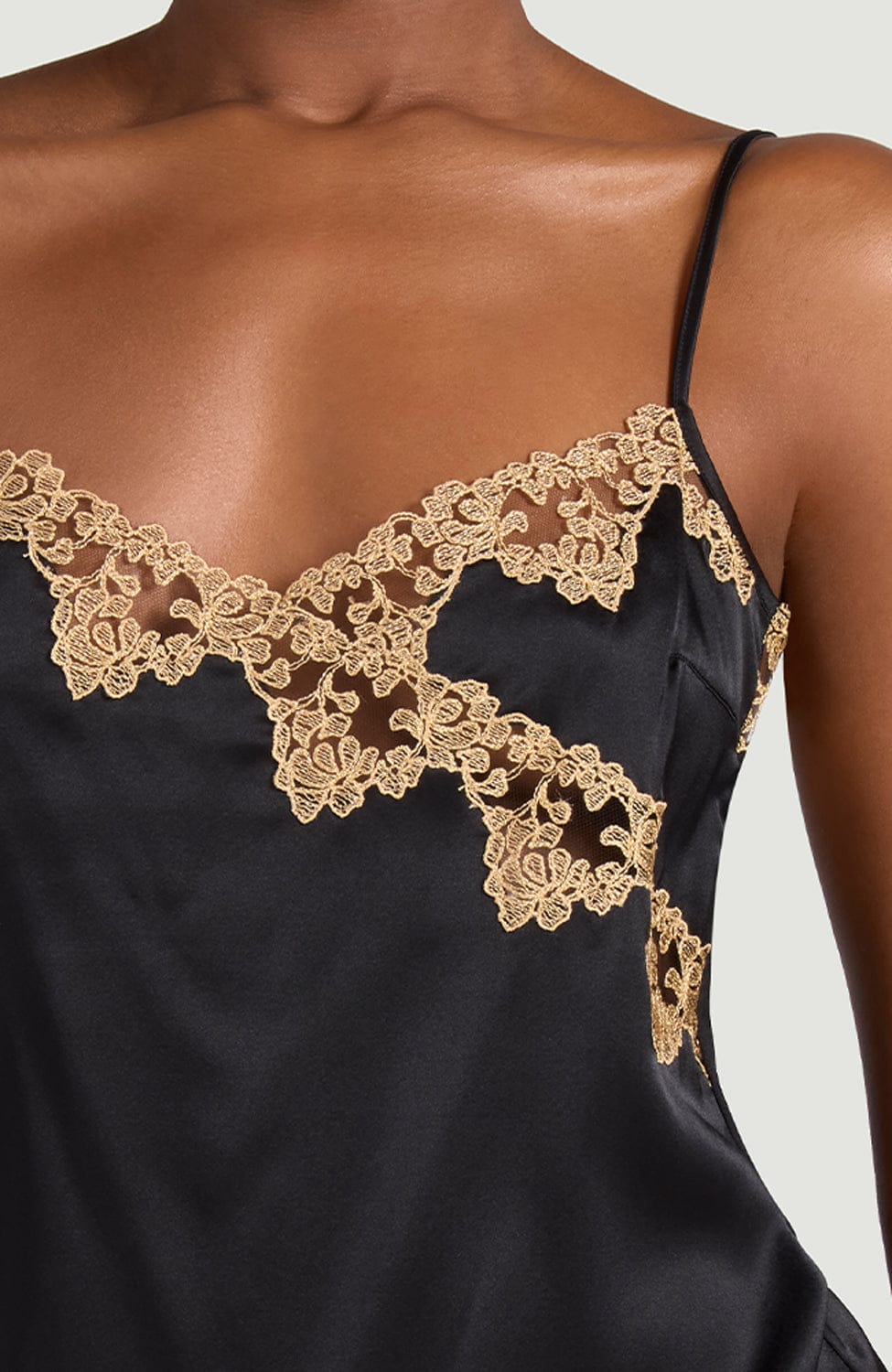 Sheer Lingerie Coco De Mer Loungewear Reina Silk Slip