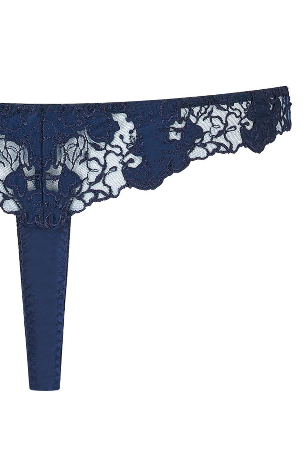 Sheer Lingerie Coco De Mer Underwear Arella Skirted Thong