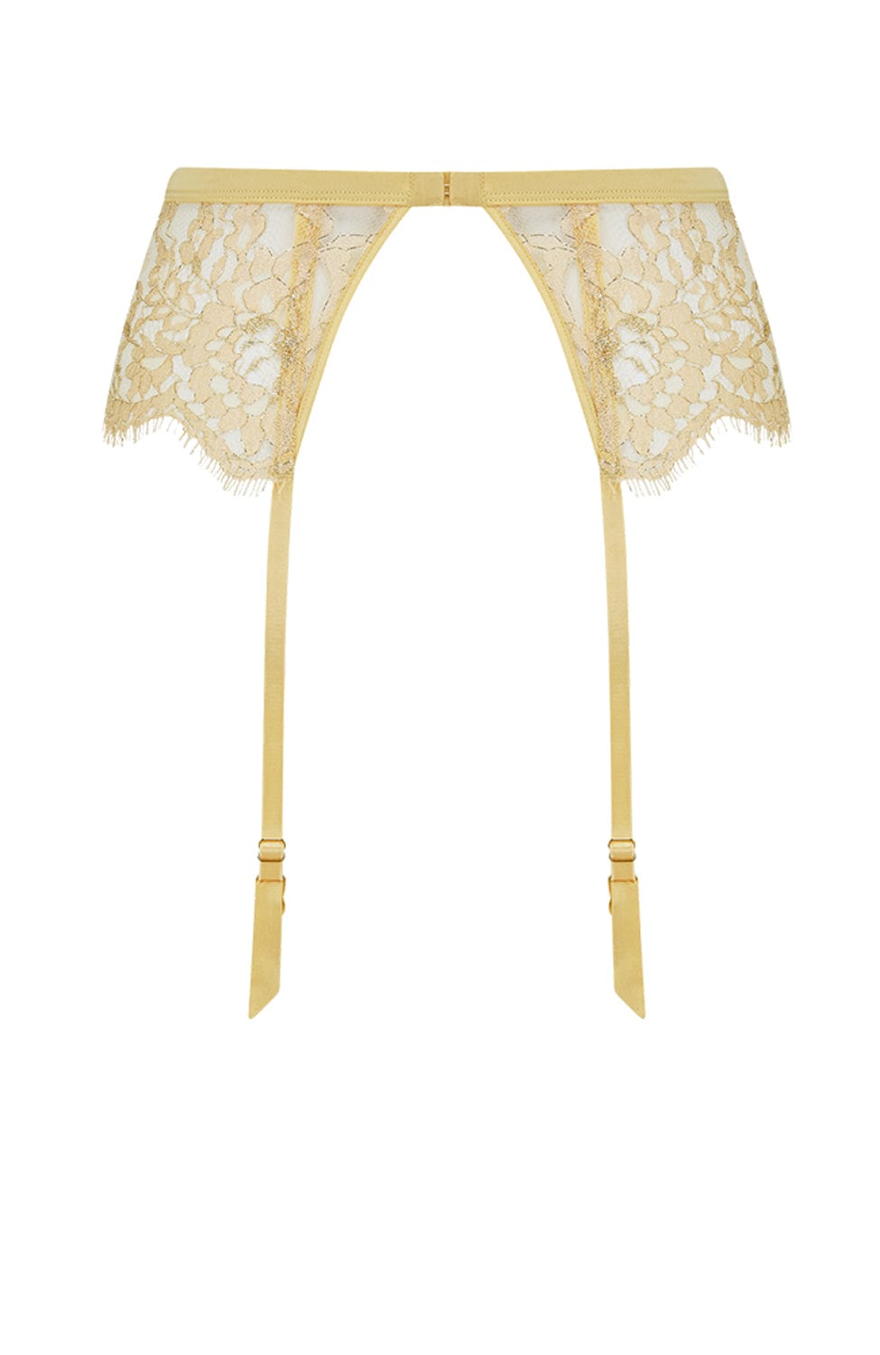 Sheer Lingerie Coco de Mer Underwear Fiorella Suspender Belt