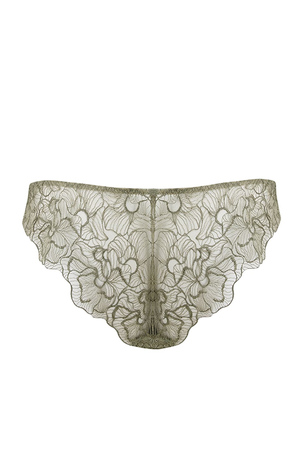 Sheer Lingerie Coco De Mer Underwear Lila Brazilian Knicker