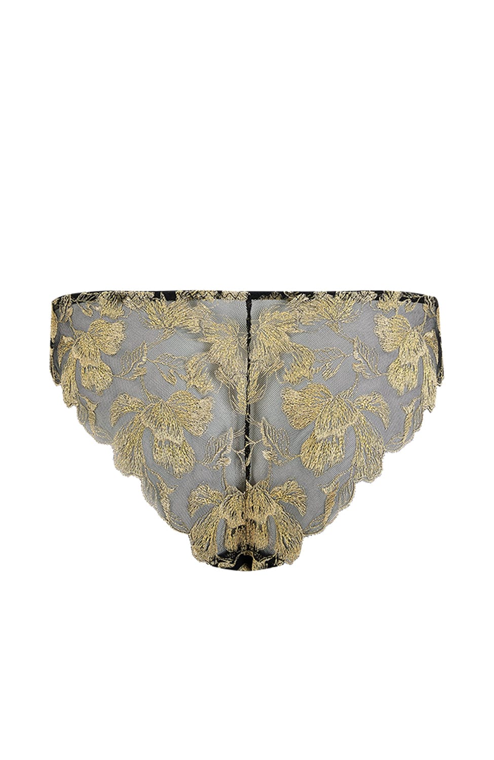 Sheer Lingerie Coco De Mer Underwear Oriana Brazilian Knicker
