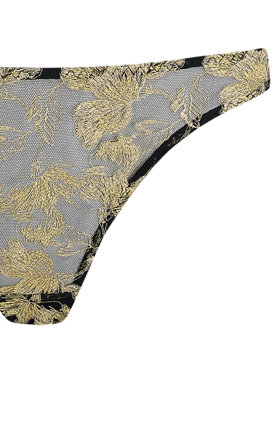 Sheer Lingerie Coco De Mer Underwear Oriana Brazilian Knicker