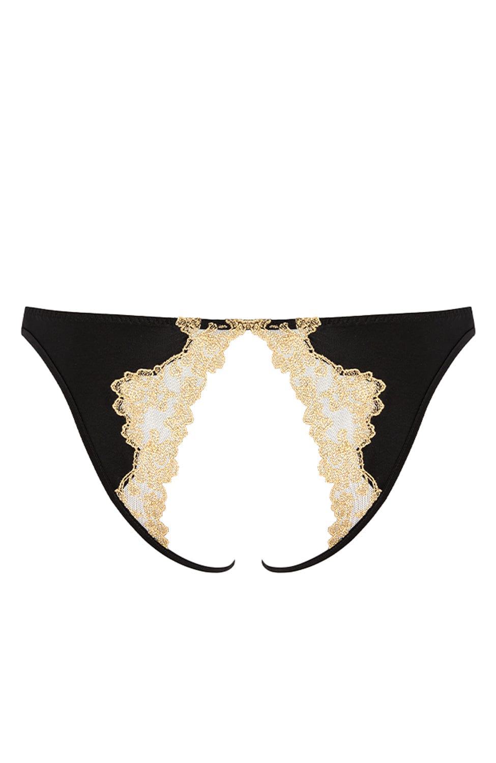 Sheer Lingerie Coco De Mer Underwear Reina Open Brief