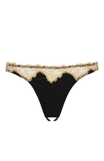 Sheer Lingerie Coco De Mer Underwear Reina Open Brief