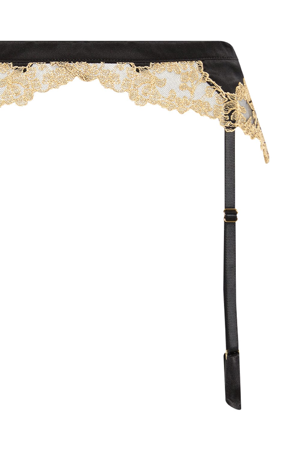 Sheer Lingerie Coco De Mer Underwear Reina Suspender Belt