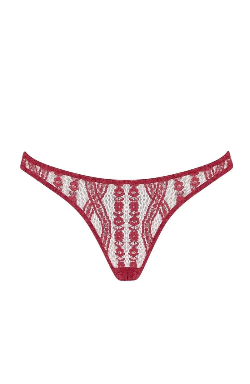Sheer Lingerie Coco De Mer Underwear Renata Brazilian Knicker