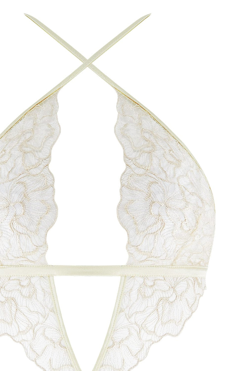 Sheer Lingerie Coco de Mer x Sheer Bodywear Orchids Playsuit