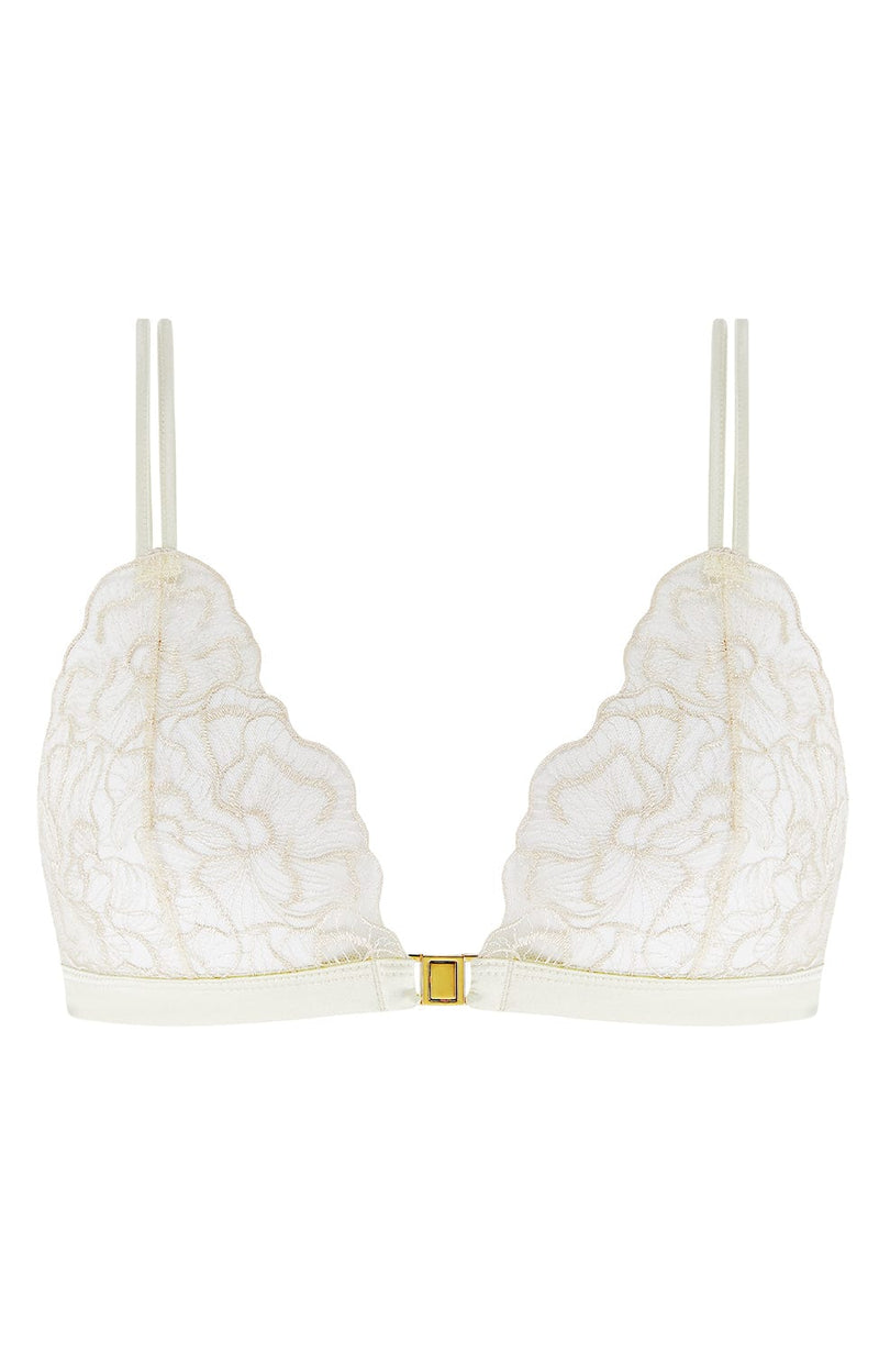 Sheer Lingerie Coco de Mer x Sheer Bras Orchids Triangle Bra