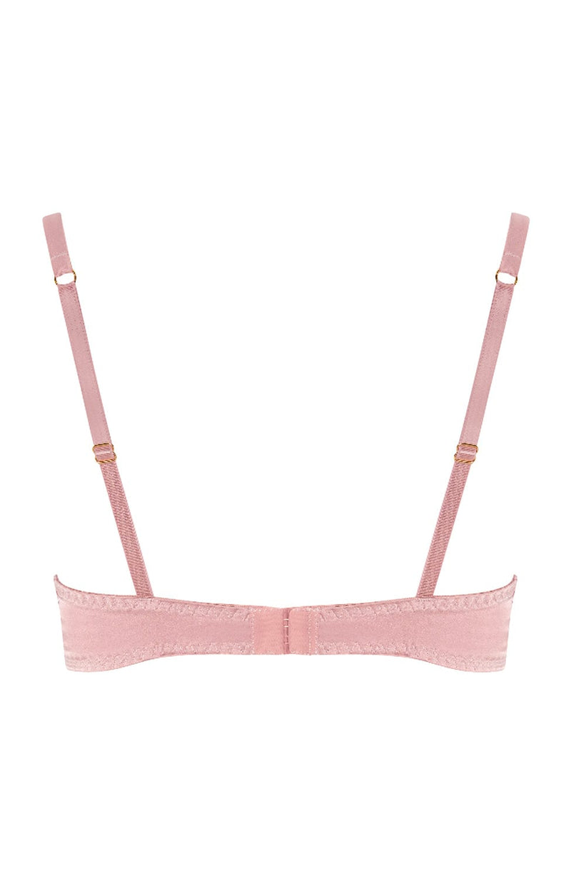 Rose Plunge Bra-Bras-Coco de Mer x Sheer-SHEER, SHEER, Luxury lingerie brand, Luxury lingerie Hong Kong, Designer lingerie HK, Designer lingerie online, International luxury lingerie, Luxury lingerie gift ideas, buy lingerie online, Designer lingerie global delivery, Luxury lingerie shipping to Australia, Luxury lingerie shipping to Singapore