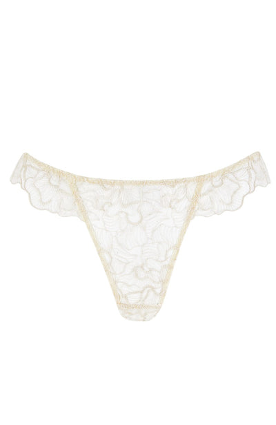 Sheer Lingerie Coco de Mer x Sheer Underwear Orchids Brazilian Knicker