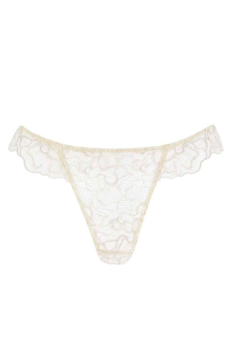 Sheer Lingerie Coco de Mer x Sheer Underwear Orchids Brazilian Knicker