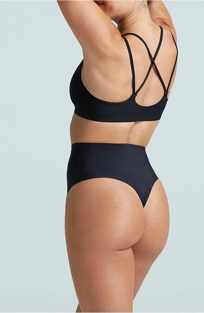 Sheer Lingerie Commando Shapewear Zone Smoothing Thong