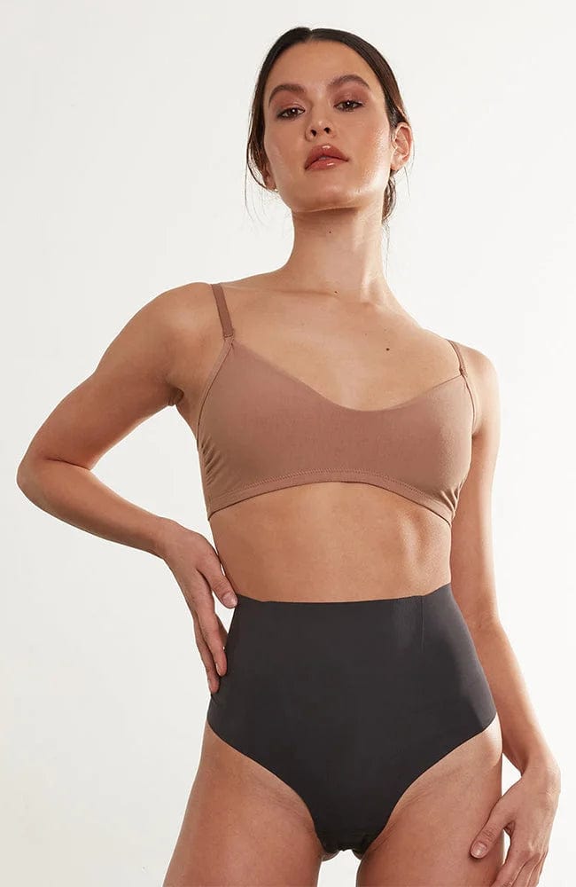 Sheer Lingerie Commando Shapewear Zone Smoothing Thong