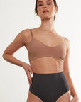 Sheer Lingerie Commando Shapewear Zone Smoothing Thong