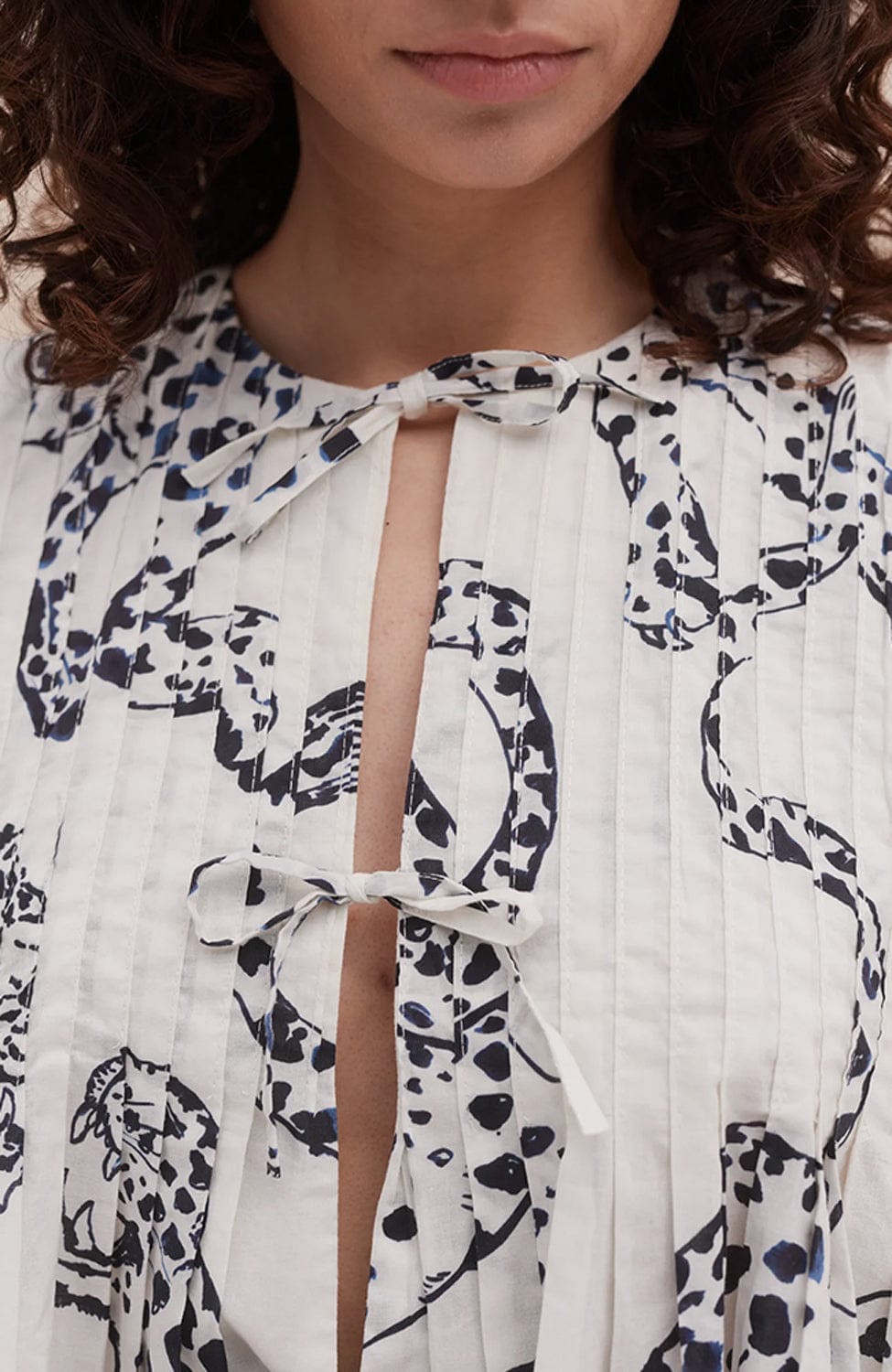 Sheer Lingerie Desmond & Dempsey Loungewear Jag Pleated Cami Set