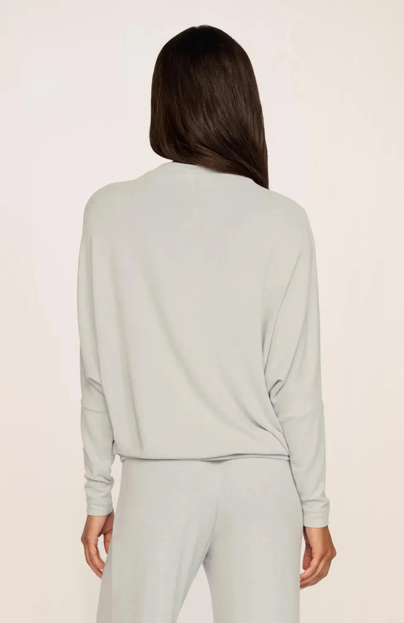 Sheer Lingerie Eberjey Loungewear Cozy Time Mock Pullover