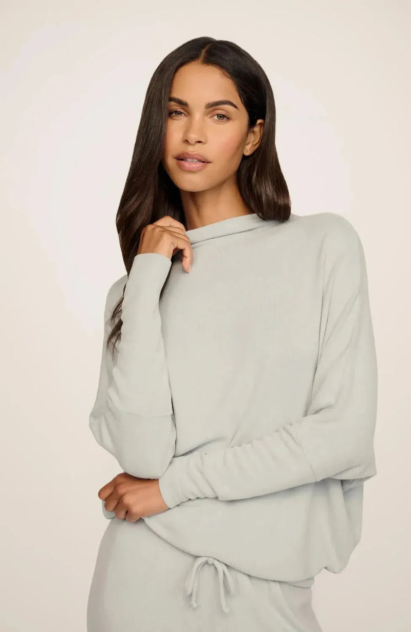 Sheer Lingerie Eberjey Loungewear Cozy Time Mock Pullover