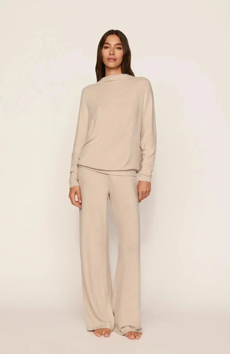 Sheer Lingerie Eberjey Loungewear Cozy Time Mock Pullover