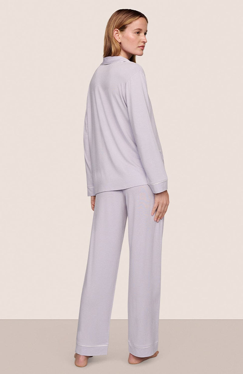 Gisele Long Pajama Set-Loungewear-Eberjey-SHEER, SHEER, Luxury lingerie brand, Luxury lingerie Hong Kong, Designer lingerie HK, Designer lingerie online, International luxury lingerie, Luxury lingerie gift ideas, buy lingerie online, Designer lingerie global delivery, Luxury lingerie shipping to Australia, Luxury lingerie shipping to Singapore